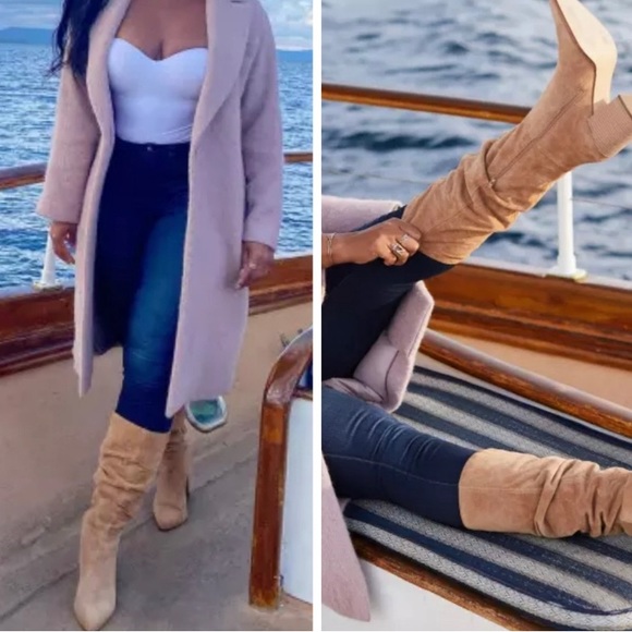 BNIB Steve Madde Haimi Suede Boots Size 10 - Picture 4 of 6